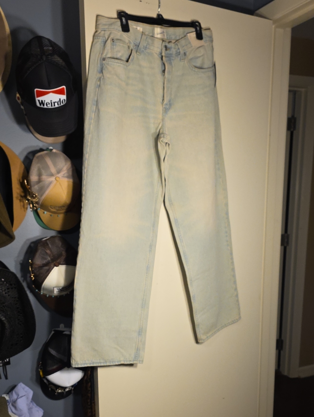 Universal Thread Light Wash Women Jeans - Pale Blue Denim
